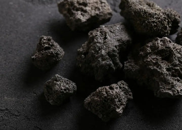 Poröses vulkanisches Gestein als Beispiel für natürliches Zeolithmaterial