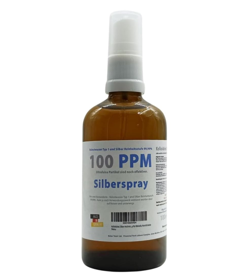 Natur Total Colloidal Silver Spray 100 ppm – 100 ml
