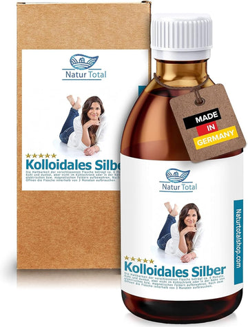 Natur Total Kolloidales Silber 100 ppm – 1000 ml PET-Laborflasche