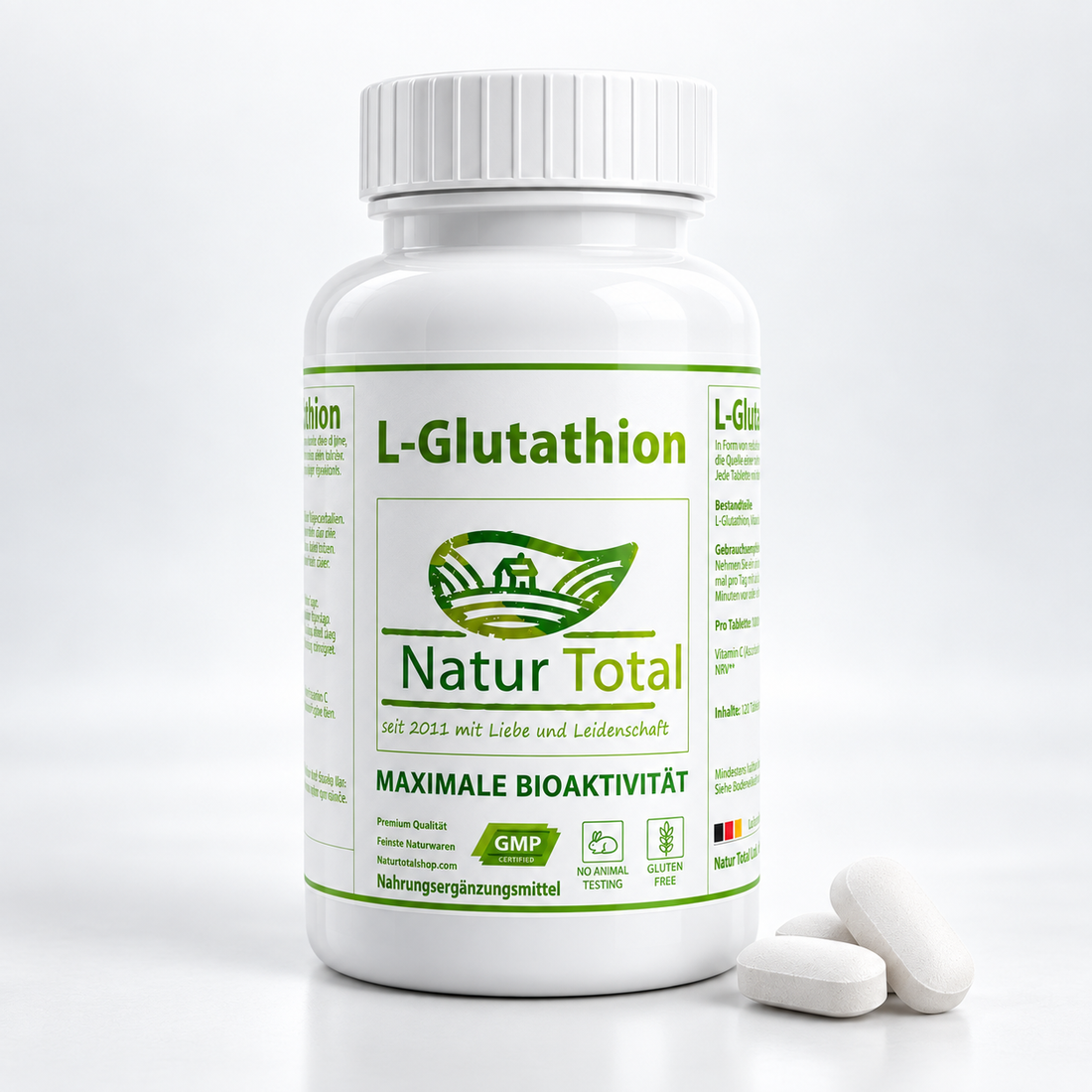 Natur Total L-Glutathion 1000 mg + Vitamin C – 120 Tabletten