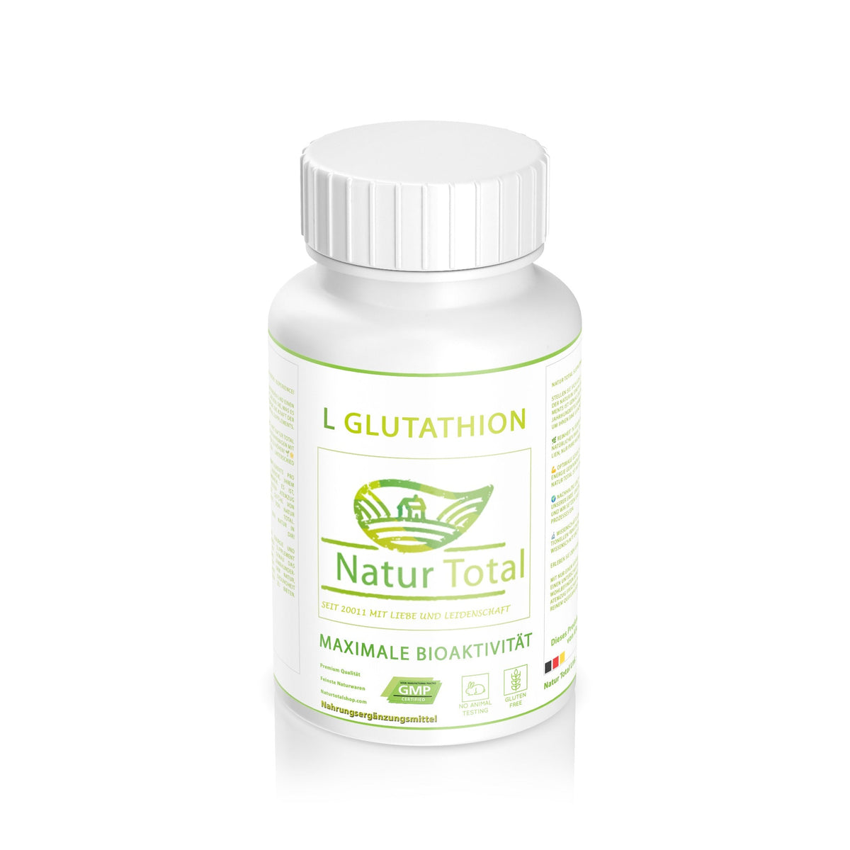 Natur Total L-Glutathion Produktfoto im bisherigen Natur-Total-Stil