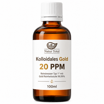 Natur Total Kolloidales Gold 20 ppm – 100 ml