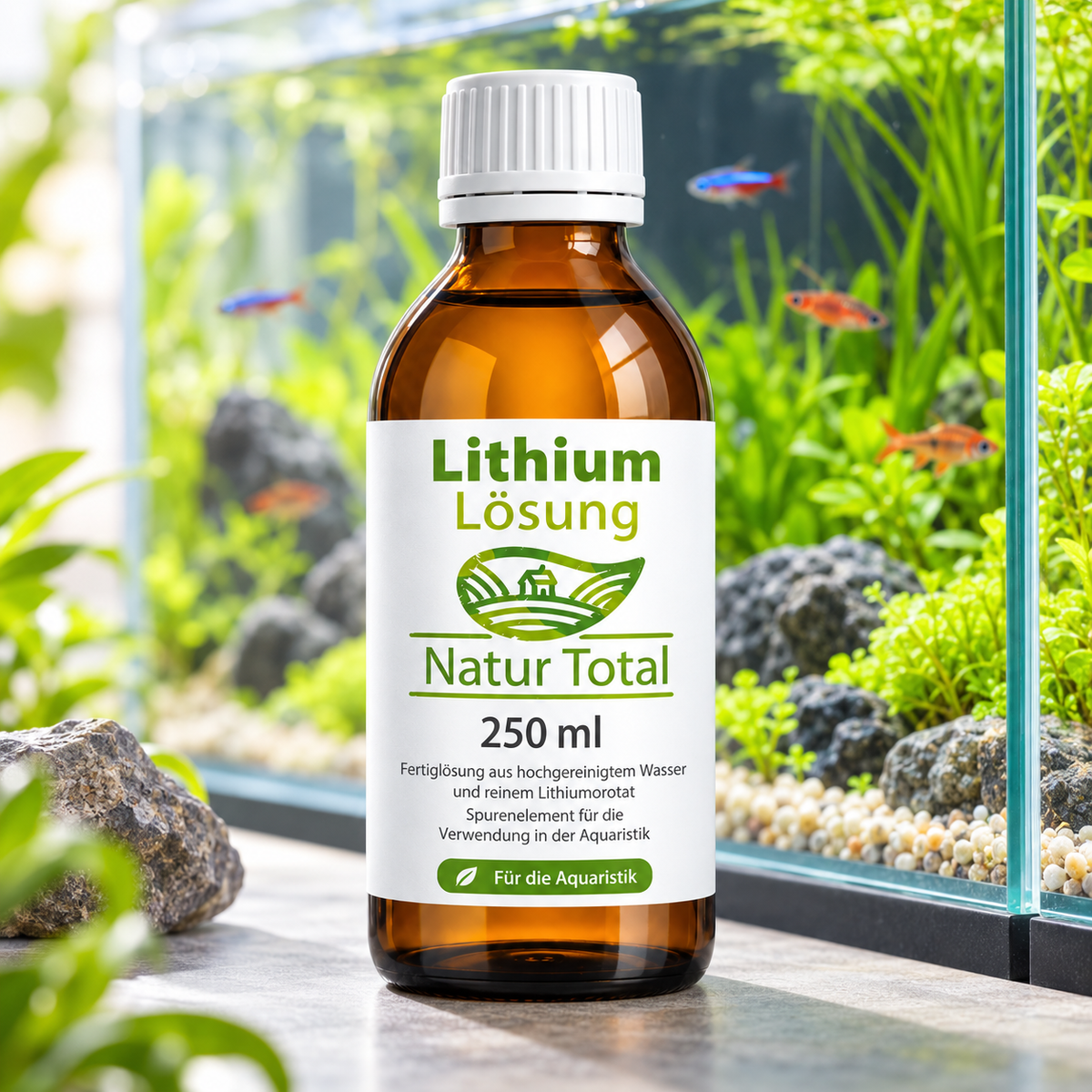 Natur Total Lithium-Lösung 250 ml – Aquaristik