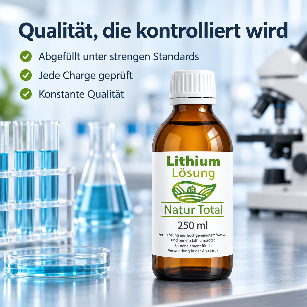 Natur Total Lithium-Lösung 250 ml – kontrollierte Qualität