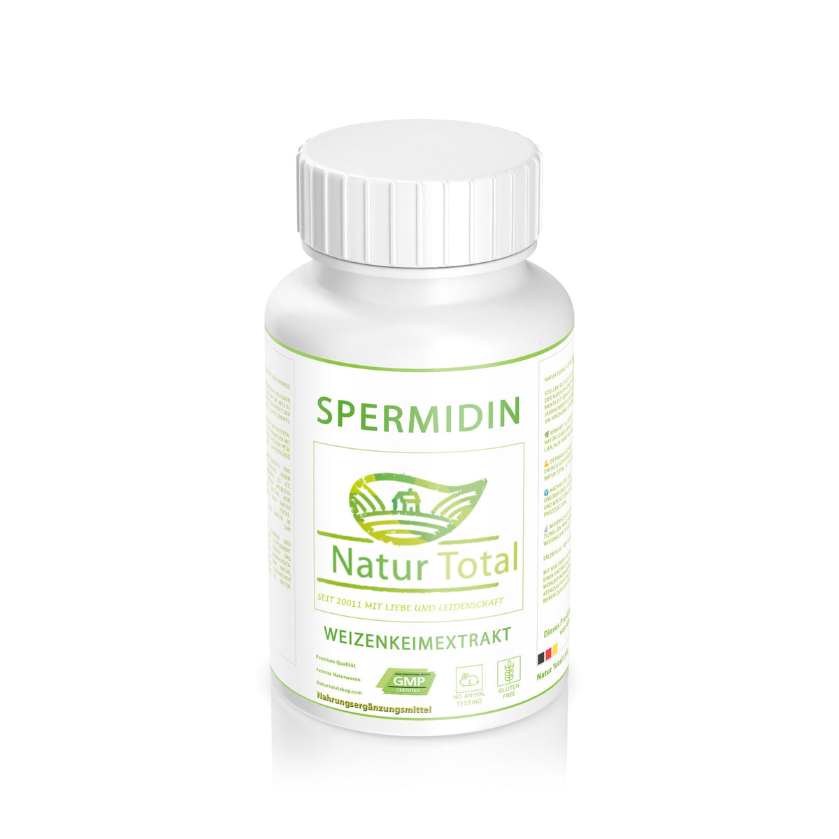 Natur Total Spermidin Weizenkeimextrakt – 120 Kapseln