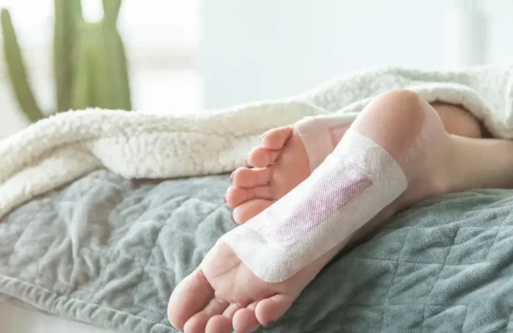 Fuss Detox Pflaster - Fusspflaster mit Turmalin zur Entgiftung, Entschlackung