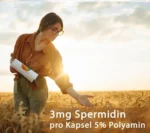 Natur Total Spermidin 120 Kapseln, hochdosierte, vegane Spermidine-Kapseln Weizenkeimextrakt