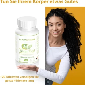 Natur Total Ashwagandha 120 Kapseln - direkt aus der Wurzel
