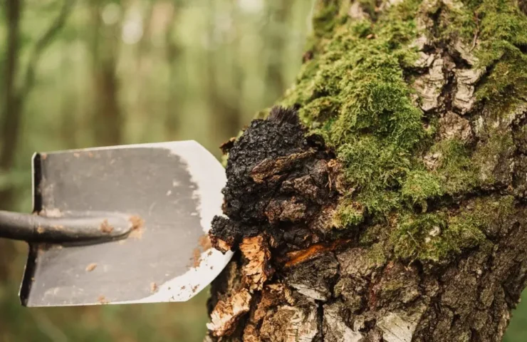 Wo wächst Chaga Pilz?