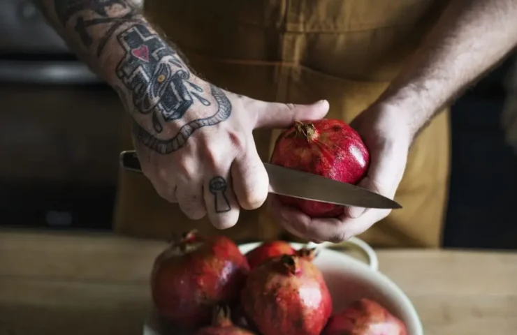 granatapfel schälen
