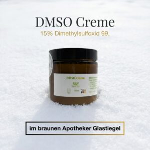 DMSO Creme mit 15% DMSO 100ml Apotheker Glastiegel