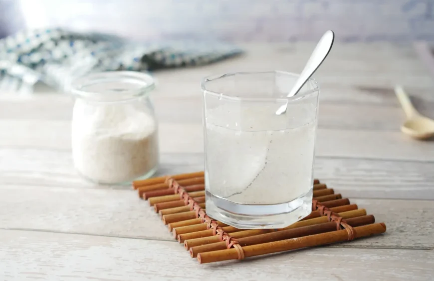 flohsamenschalen in joghurt quellen lassen