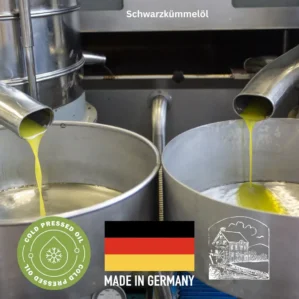 Schwarzkümmelöl ägyptisch kaltgepresst 500ml - nativ und gefiltert - 100% rein - Rohkostqualität
