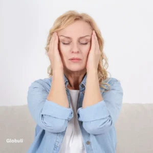 Frauen bei Hormonschwankungen