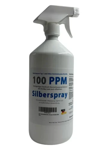 Kolloidales Silber Spray: Ein natürlicher Ansatz Kolloidales Silber besteht aus winzigen Silberpartikeln, die in destilliertem Wasser suspendiert sind. Es wird seit Jahrhunderten für seine antimikrobiellen Eigenschaften geschätzt. Ein Spray mit einer Konzentration von 100 PPM (Parts per Million) bietet eine effektive Möglichkeit, Silberfischchen zu bekämpfen, ohne auf aggressive Chemikalien zurückzugreifen.