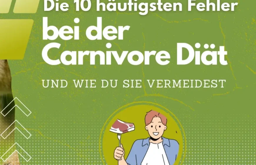 Die 10 häufigsten Fehler bei der Carnivore-Diät – und wie du sie vermeidest! Hallo Freunde, hier sind die 10 entscheidenden Fehler, die über 90 % der Carnivore Diäten ruinieren können. Erfahre wie man diese Fehler vermeidet, um die größtmöglichen Vorteile aus der Carnivore-Diät zu ziehen.