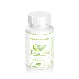 Natur Total Vitamin B Komplex Kapseln – Hochwertige Versorgung für Energie & Wohlbefinden Optimale Kombination aller 8 B-Vitamine