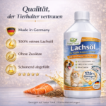 Natur Total Lachsöl für Hunde, Katzen & Pferde
