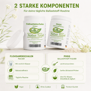 Darm-Balance Starter Duo – Flohsamenschalen + PHGG – 2 x 250 g