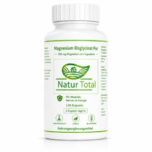 Magnesium Bisglycinat Pur – Abendruhe – 250 mg Magnesium – 120 vegane Kapseln